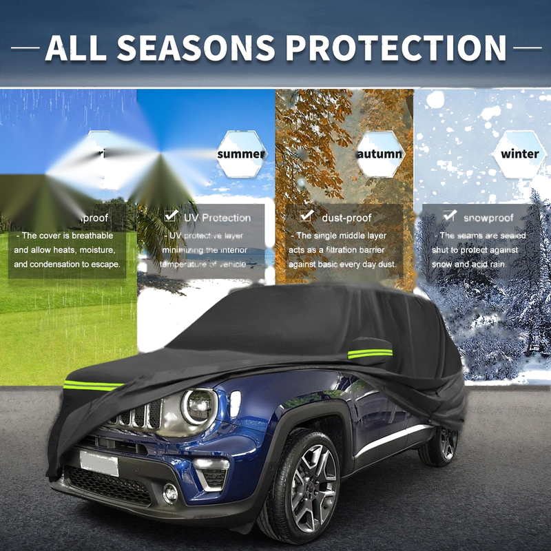 Jeep Renegade Waterproof 210D-PU Car Cover (2014-2019)
