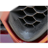 For 17-20 Alfa Romeo Stelvio Real Carbon Fiber Front V Shape Grille Center Cover