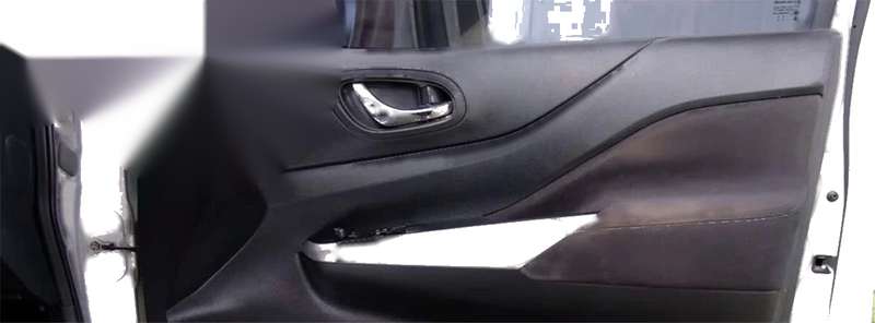 Nissan Navara NP300 D23 Inner Door Handle 2 x Black Chrome (2015-2023)