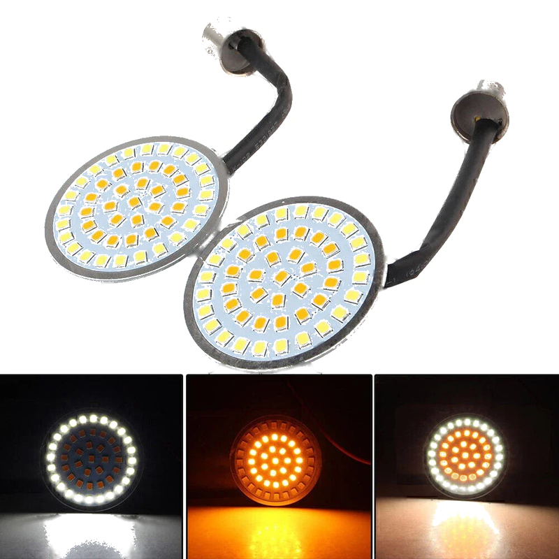 Harley Davidson Motorcycles 1157 Amber LED Turn Signal Inserts