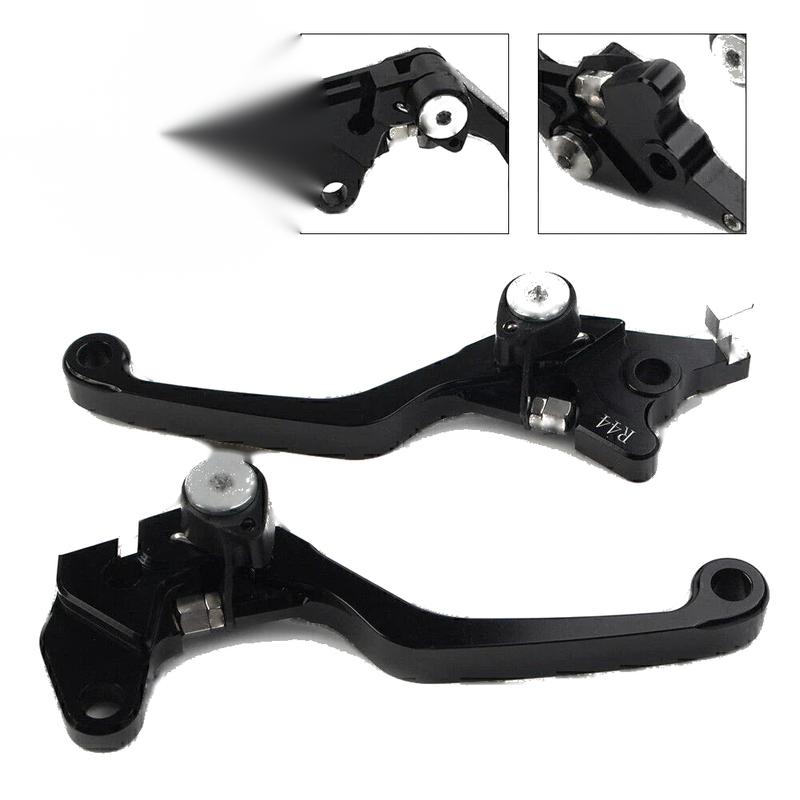 Kawasaki KLX250 D-TRACKER (1993-1997) BLACK Dirt Clutch Brake Levers
