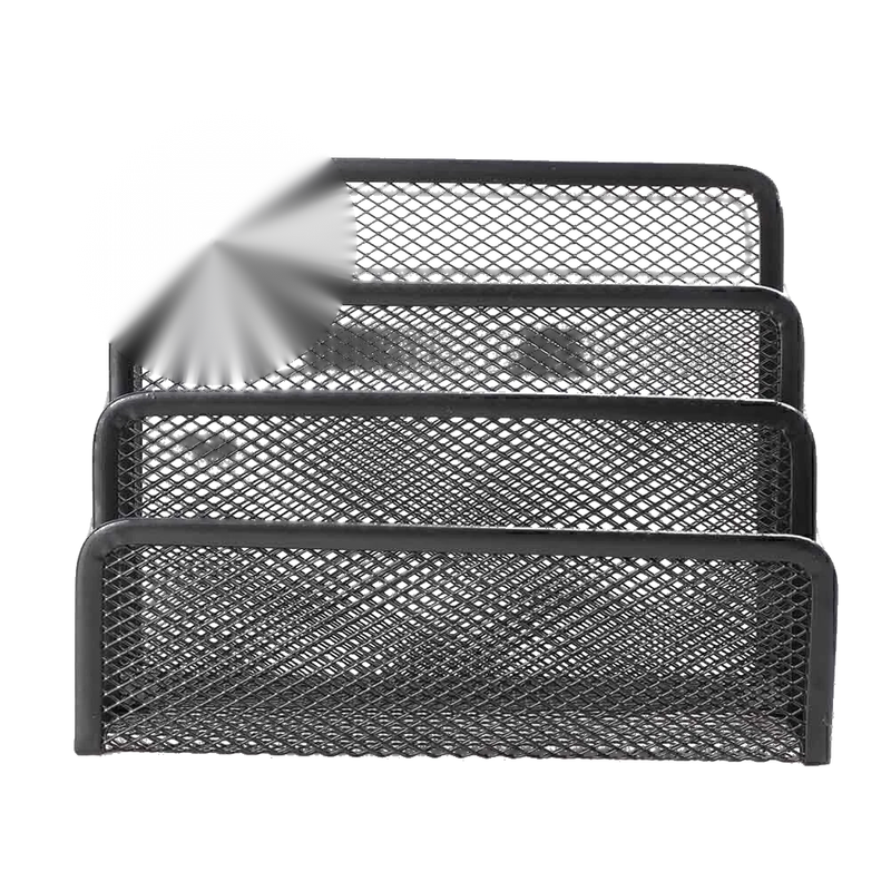 Desktop Office Organizer Mesh Letter Paper File Storage Rack