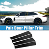 Porsche Panamera (2009-2016) Black 4Pcs Windshield B Pillar Trim