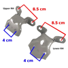 Door Hinge Upper Lower L+R Set 4 Fits Toyota Hilux RN30 RN40 Pickup 1979-83 D08