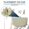 Ford (2015-2023) - Beige 1 Set Makeup Mirror Cover Sun Visor Cap Clip