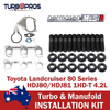 Toyota LC 80S 4.2L Permaseal MLS-R Turbo&Exhaust Manifold Stud&Gasket Kit