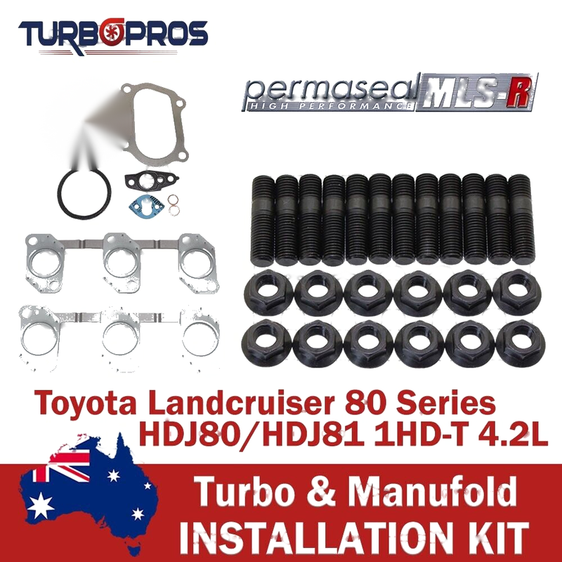 Toyota LC 80S 4.2L Permaseal MLS-R Turbo&Exhaust Manifold Stud&Gasket Kit