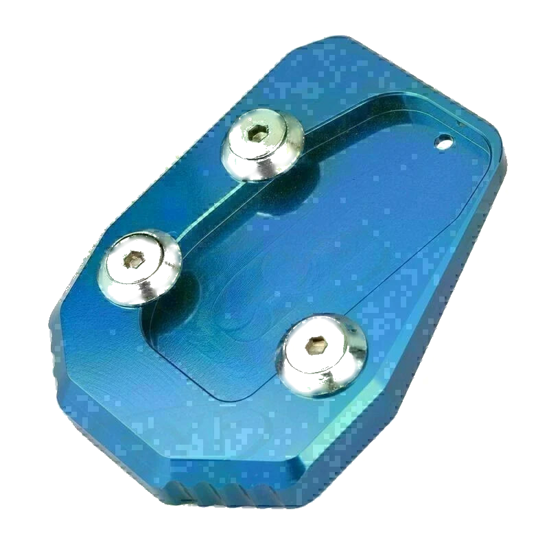 Yamaha MT09 (2013-2016) Blue Kickstand Foot Side Stand Extension Pad