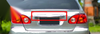 Toyota Corolla Sedan Chrome Rear Boot Molding Lid Cover (2003-2008)