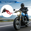 Honda - Solid Red Adjustable Short Brake Clutch Levers