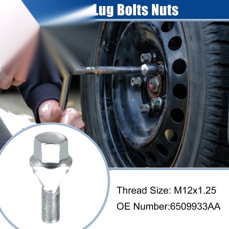 Jeep Cherokee 20 x M12x1.25 Wheel Lug Bolts (2014-2022)