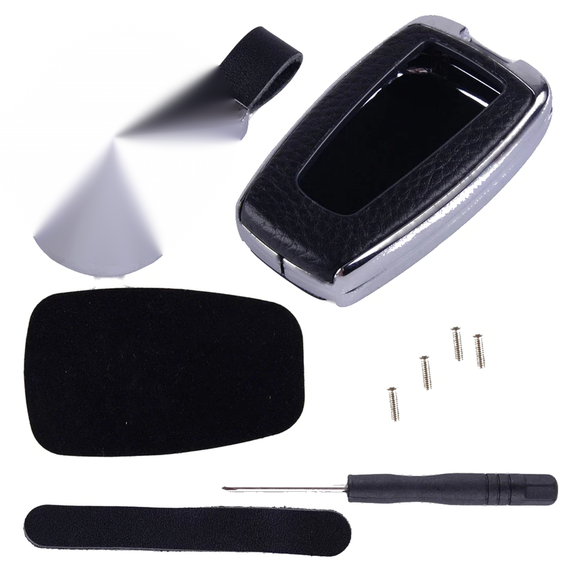 Toyota Avalon, Camry, Corolla, C-HR, RAV4 Car Key Case Cover with Chain