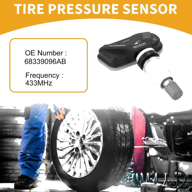 Jeep Wrangler Tire Pressure Sensor 433MHz (2021-2024)