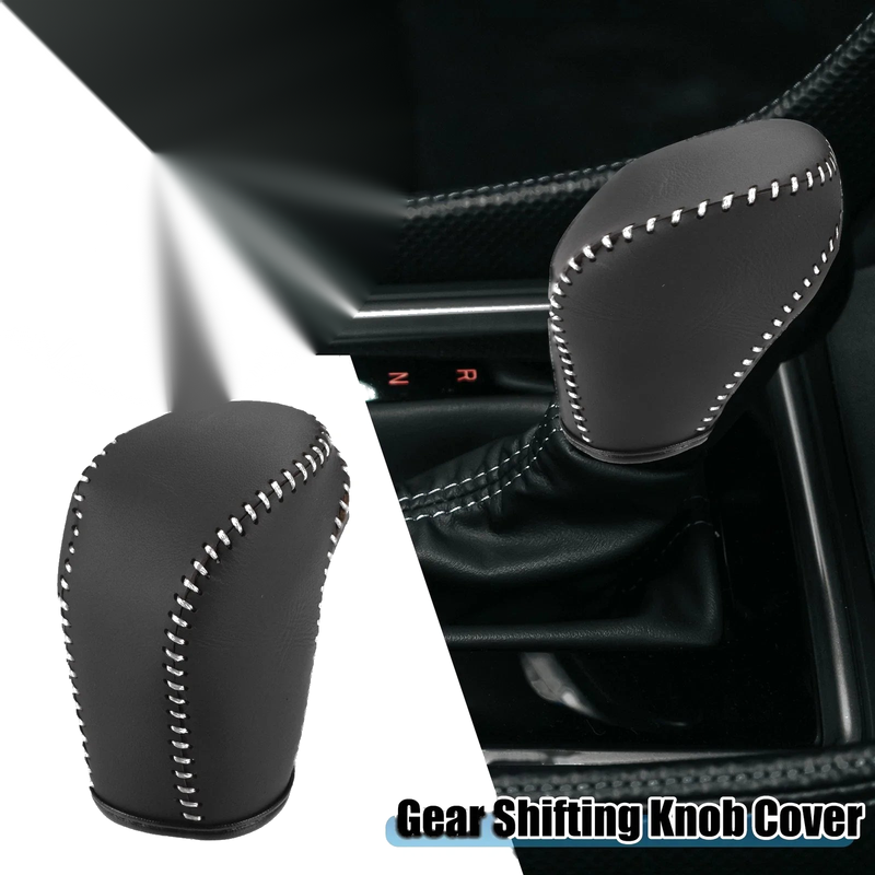 Honda Accord 2018-2022 Black Gray Stitches Gear Shifting Knob Cover