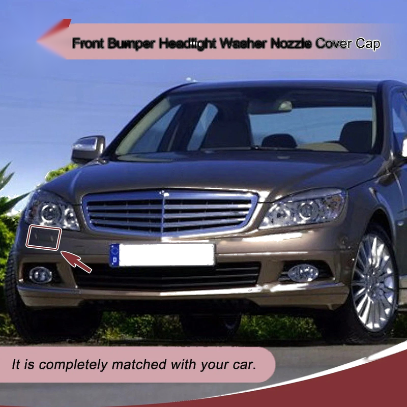 Mercedes-Benz C350 Front Right Washer Nozzle Cover (2008-2014)