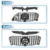 Mercedes-Benz GLE580 2022 Chrome Silver Tone Front Upper Bumper Grille