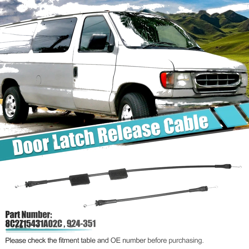 Ford E150 Rear Right Side Door Latch Cable (1992-2014)