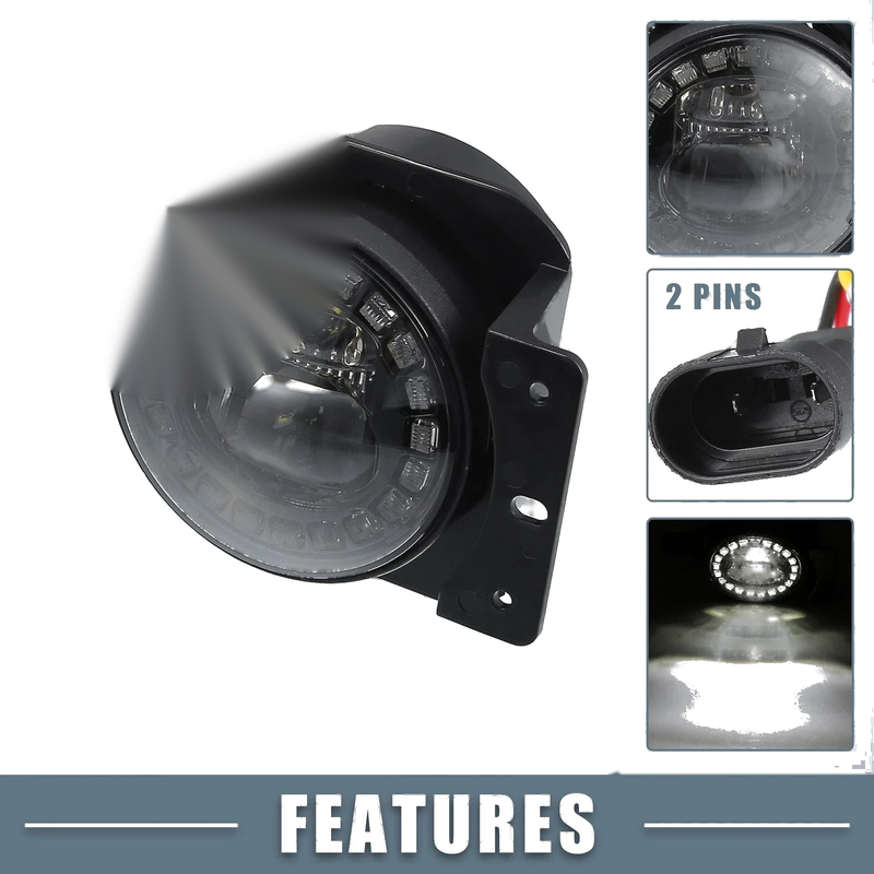 Jeep Gladiator JT (2018-2022) 1 Pair 4 Inch LED Fog Lights