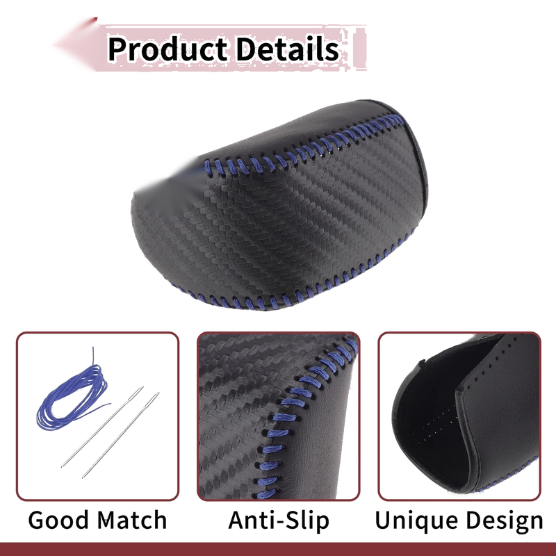 Dodge Journey 2011-2020 Black Blue 1 x Car Gear Shift Knob Cover