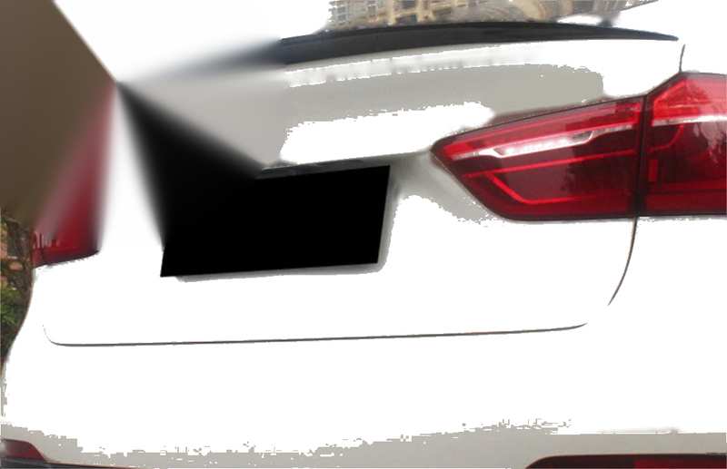 2015-2018 BMW X6 F16 PU ABS Glossy Black Rear Spoiler Wing (2015-2018)