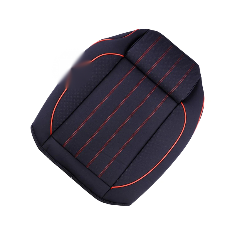 Universal Fit 5D Black Car Leather Front Seat Cushion Covers (2023)