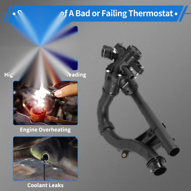 Mercedes-Benz C300 Engine Coolant Thermostat Housing (2015-2018)