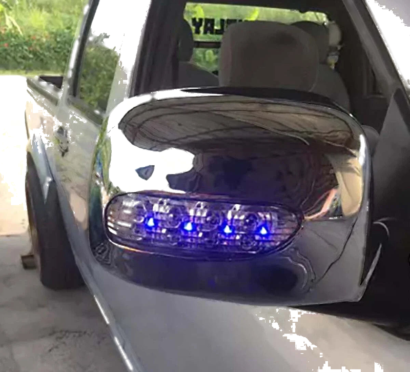 Holden Rodeo L.E.D Chrome Mirror Covers (2002-2006)