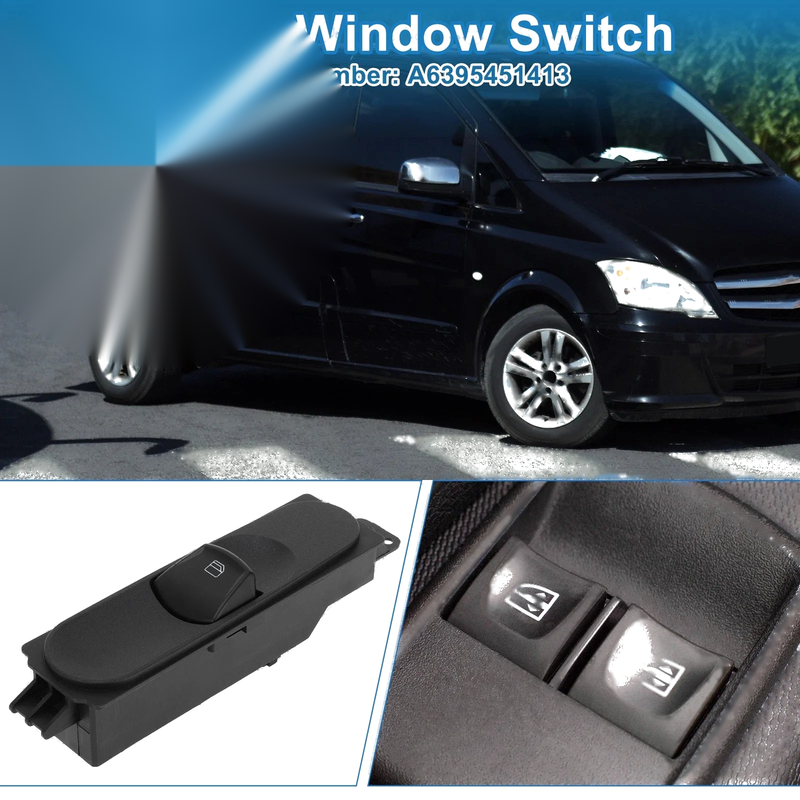 Mercedes-Benz Vito L4 2.1L Power Window Switch (2009-2012)