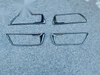 Toyota Harrier Venza Steel Interior Door Handle Cover Trim Carbon (2020-2024)