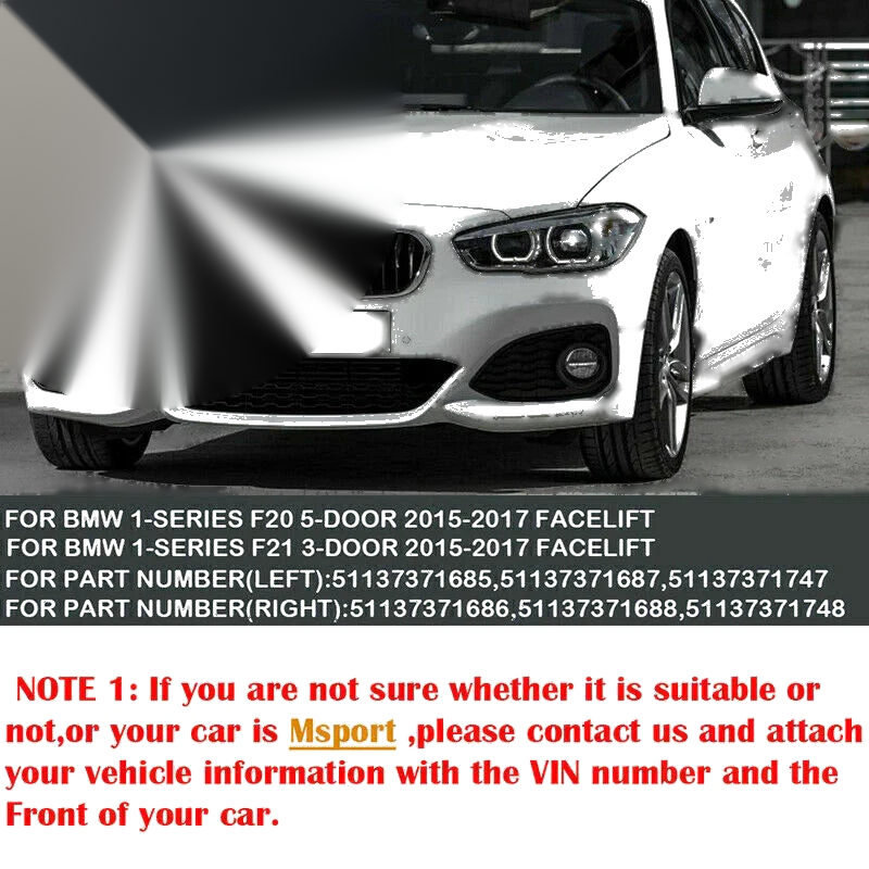 BMW F20 F21 1 Series Front Kidney Grille Twin Slat (2015-2017)