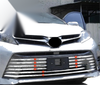 Toyota Sienna (2018-2020) 10 x pcs Chrome Front Lower Grille Stripe Cover Trim
