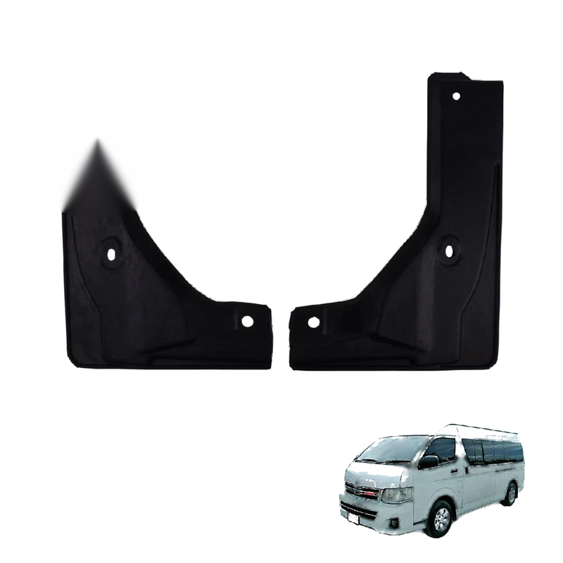 Splash Guard Mud Flap Rubber Front Fits Toyota Hiace Commuter Van 2005-18 D06