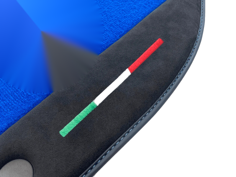 Ferrari 458 Speciale (2013-2015) - AutoWin Brand Alcantara Blue Floor Mats