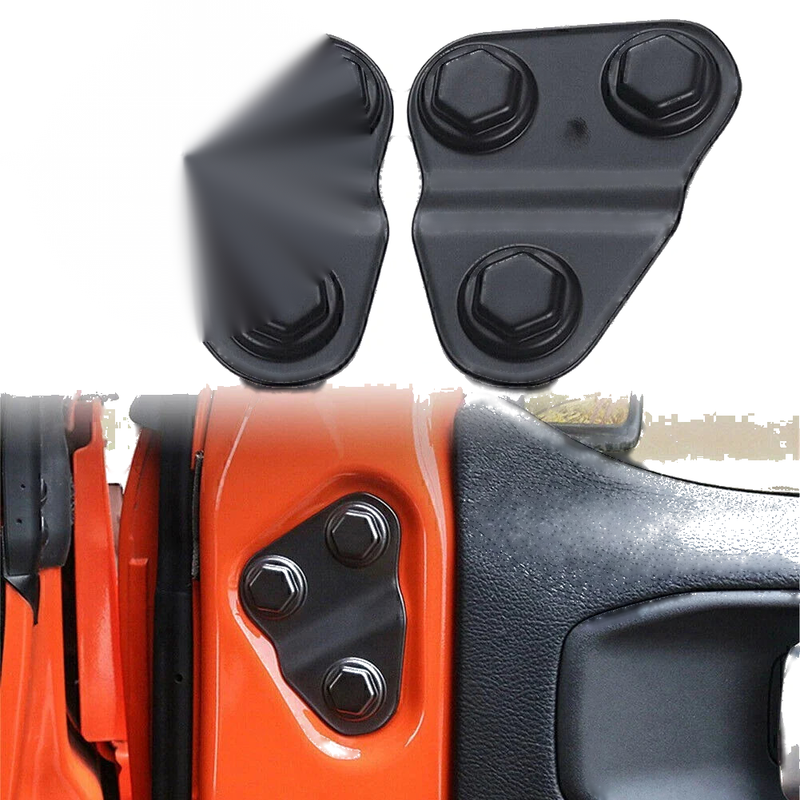Jeep Wrangler JL JLU JT Door Screw Protector Covers (2018-2021)