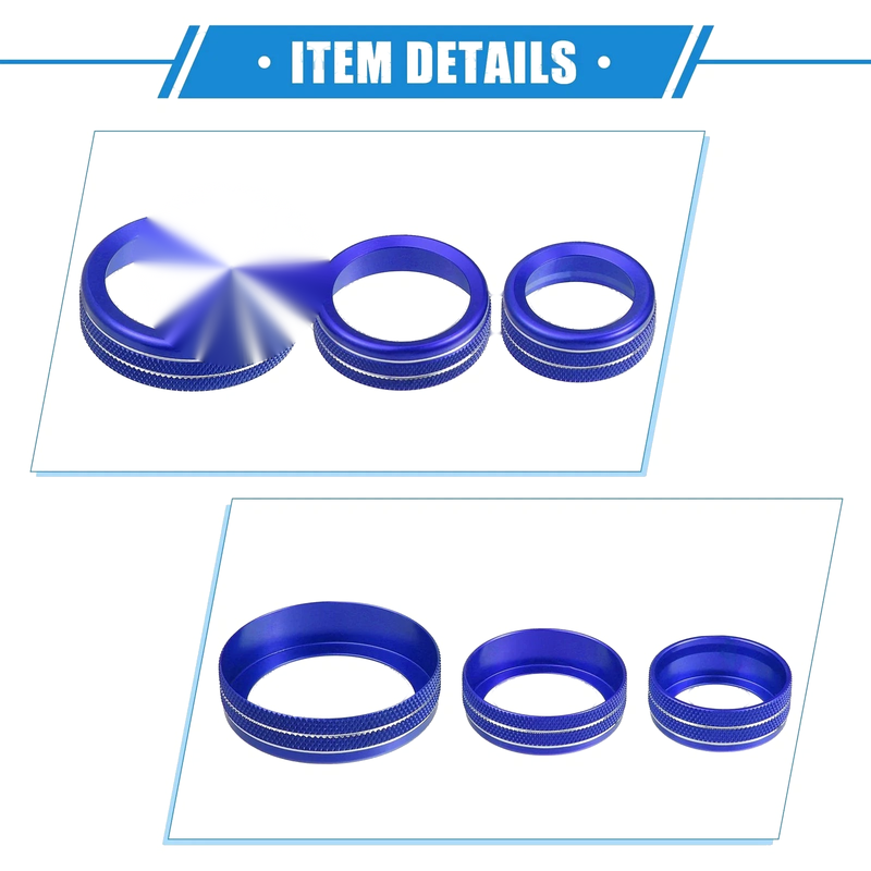 Ford Maverick 5 x Center Console AC Audio Volume Switch Knob Covers (2022)