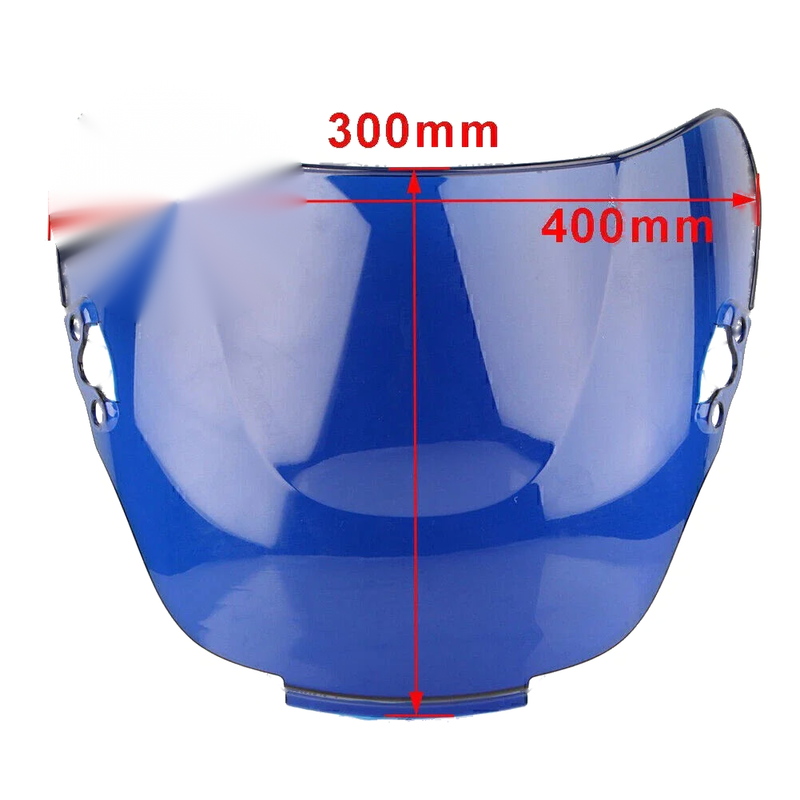 Honda CBR 600 F2 (1991-1994) White Windproof Screen Front Windshield