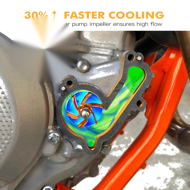 KTM 250 350 SXF XCF EXC-F High Flow Water Pump Cooler Kit (2017-2022)