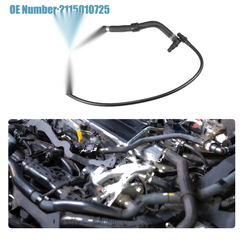 Mercedes W211 S211 Radiator Coolant Heater Hose (2003-2009)