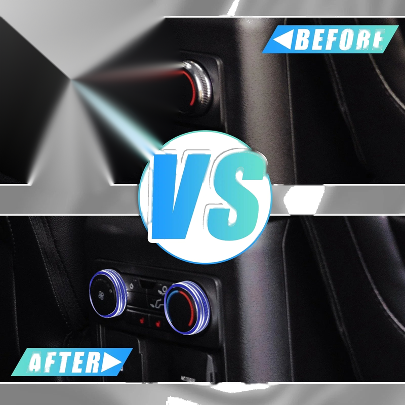 Ford Explorer 2 x Air Temperature AC Knob Covers