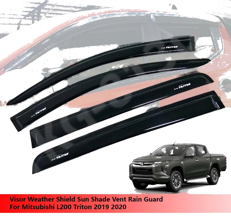 Mitsubishi L200 Triton Windshield Visor Monsoons (2019-2020)