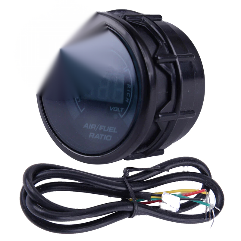 Racing Car 2" 52MM Digital Analog 20 LED Air Fuel Ratio Monitor Gauge
