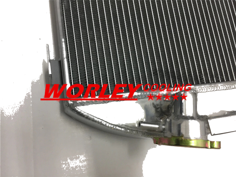 Ford Hi-Boy 3 Row Aluminum Radiator & Fan (1932)
