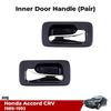 Interior Inside Door Handle Grab Chrome L+R Fits Honda Accord 4D SED 1990-93 D05
