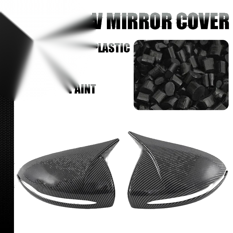 Benz E Class W213 Carbon Fiber Look Rearview Mirror Cover Caps (2016-2019)