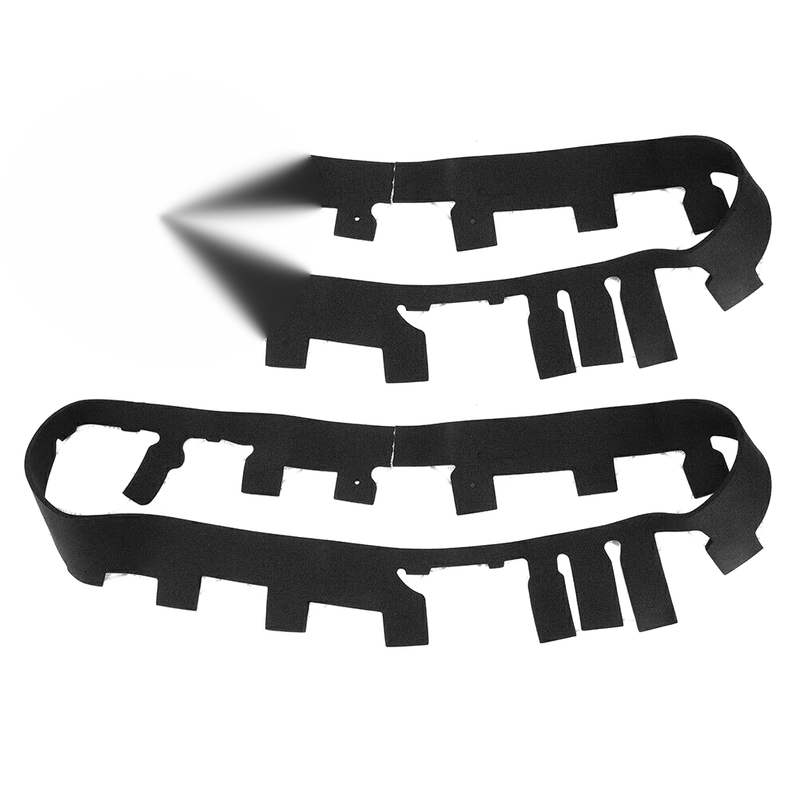 Corvette C6 2 x Headlight Lens Trim Gaskets (2005-2013)