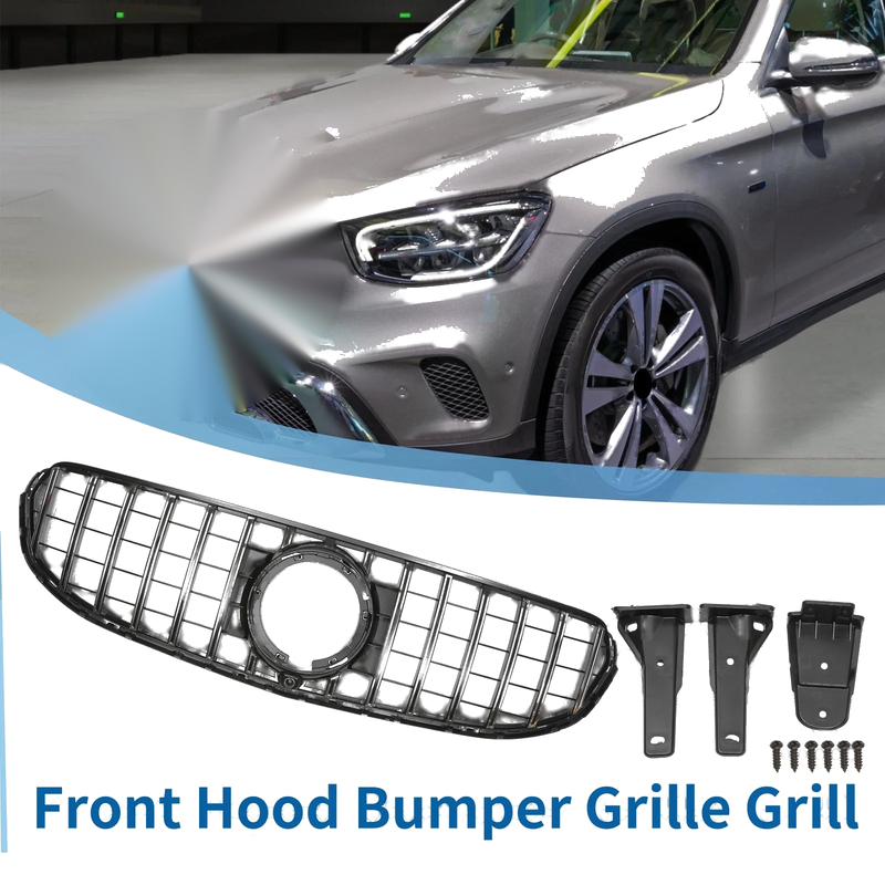 Mercedes-Benz GLC300 Front Upper Bumper Grille (2016-2023)