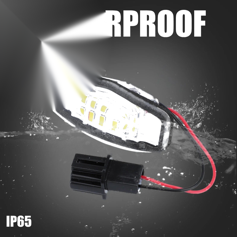 Honda Accord & Acura 2 x LED License Plate Light Assembly (2013-2017)