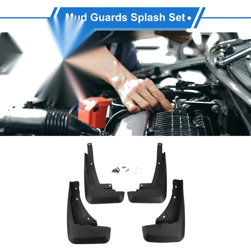 Ford Escape Front & Rear Mud Flap Splash Guards (2020-2021)