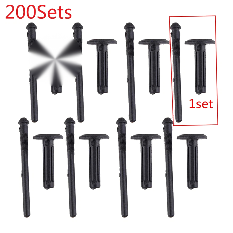 Jeep Ford Chrysler 200 Pcs Car Blind Rivet Clips (Fits Various Models)