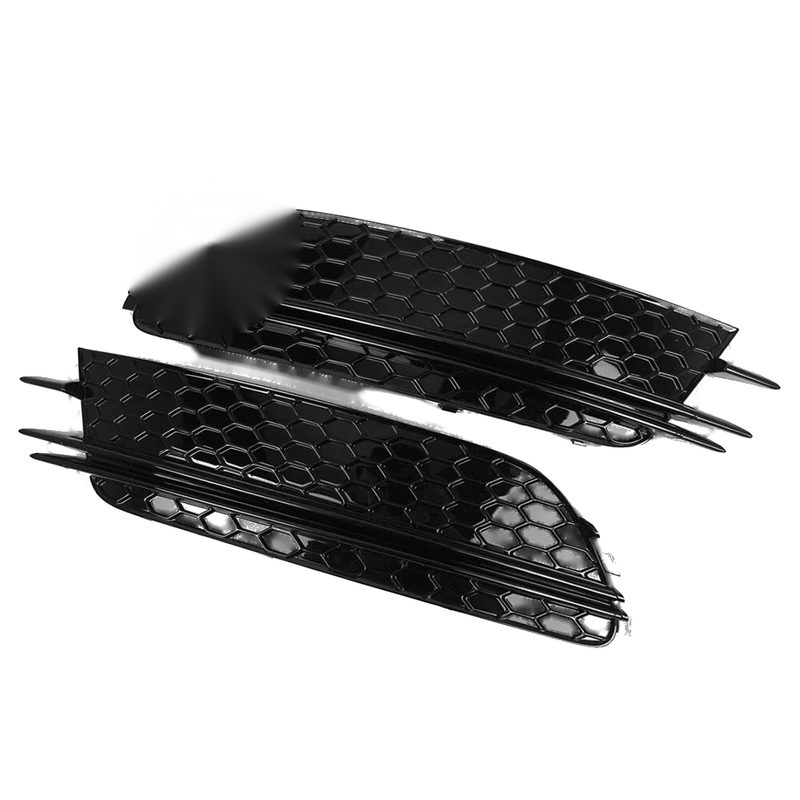 Audi A6 C7 Sedan Honeycomb Front Bumper Fog Light Grille (2012-2015)